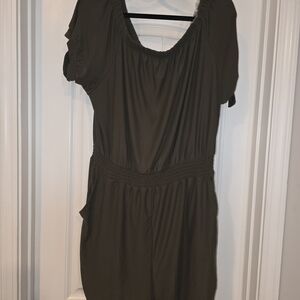 Derek Heart Olive Green Dress
